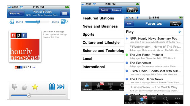 Stitcher: talk radio under one roof